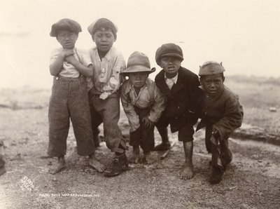 Maori Boys, Whakarewarewa by Ralph Seldon